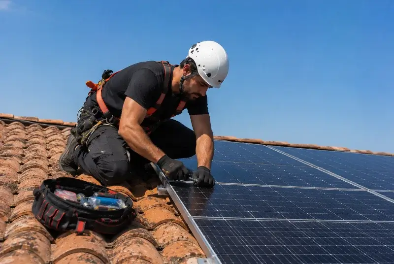 Maintenance et monitoring de panneaux solaires à Argentré-du-Plessis